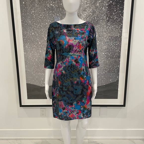 Erdem Multicoloured Shift Dress - Picture 1 of 11